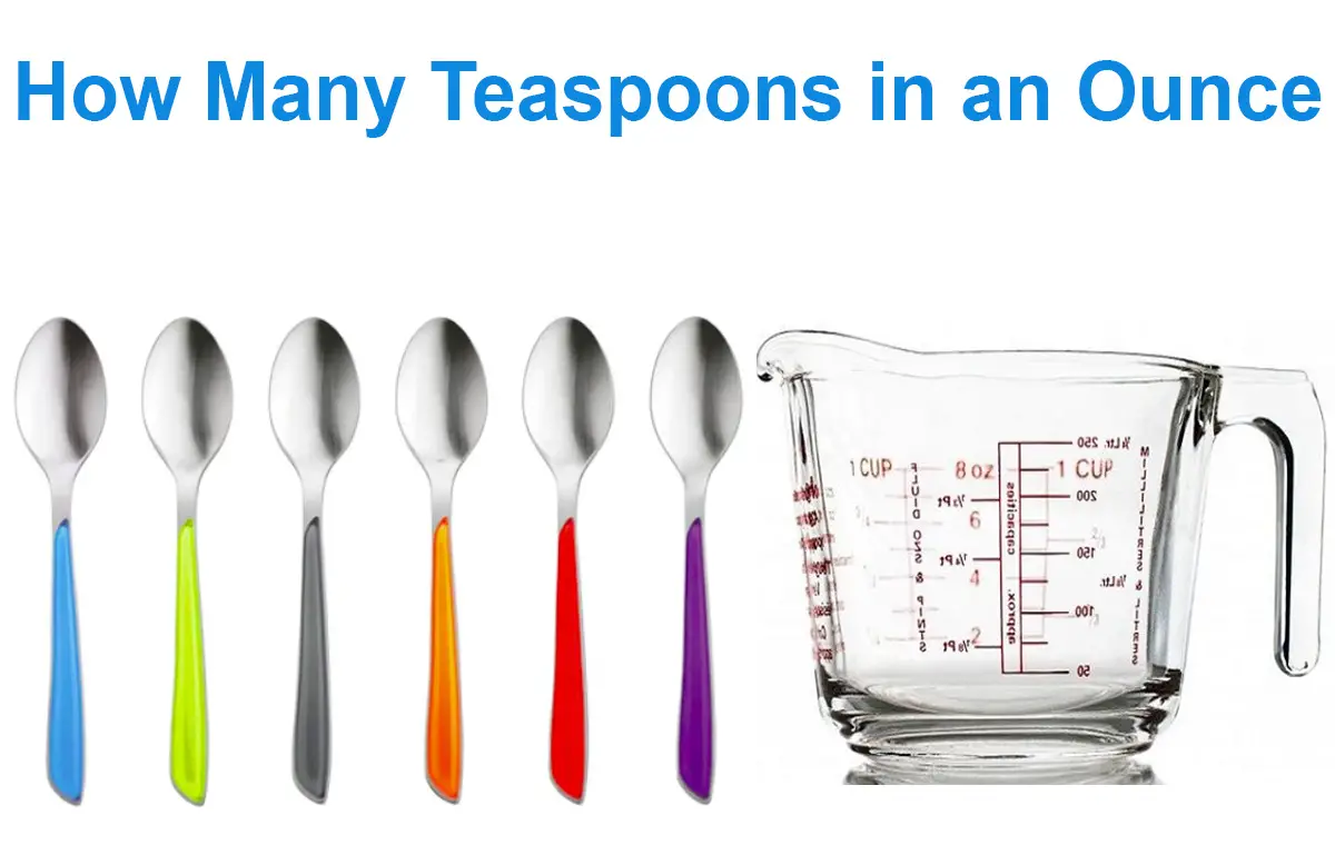 How Many Teaspoons in an Ounce