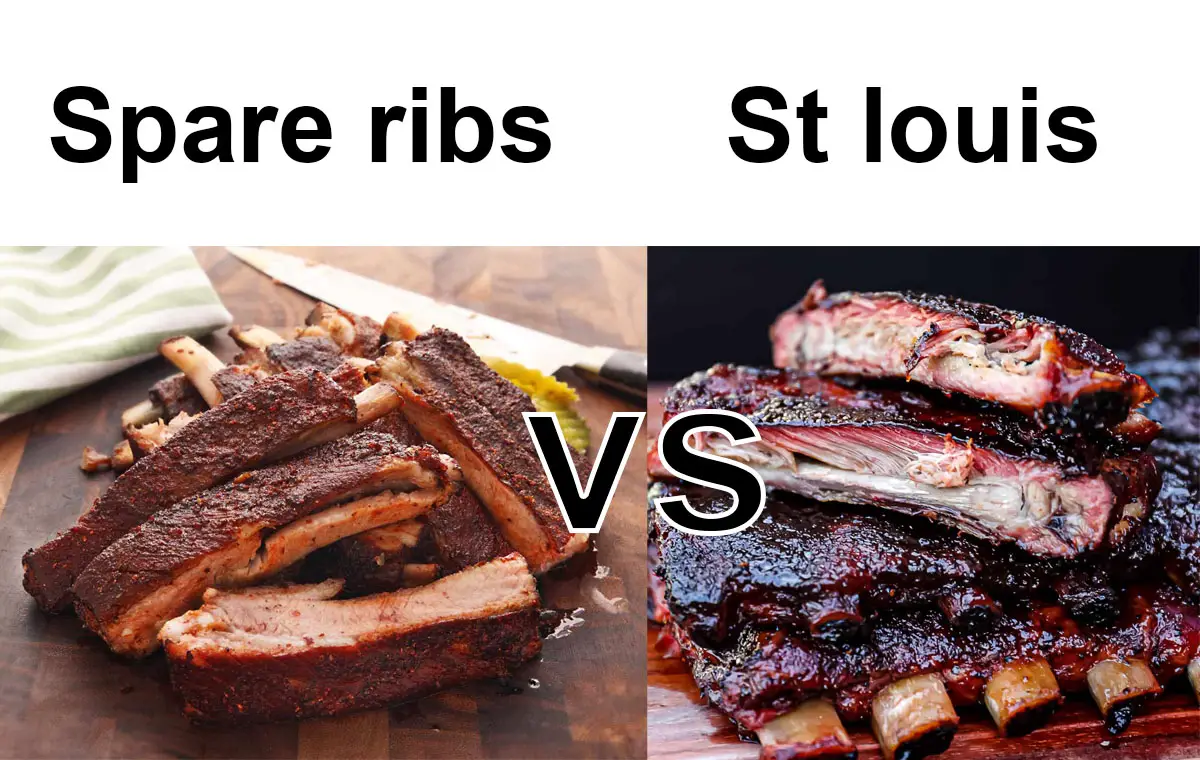 Spare ribs vs St louis