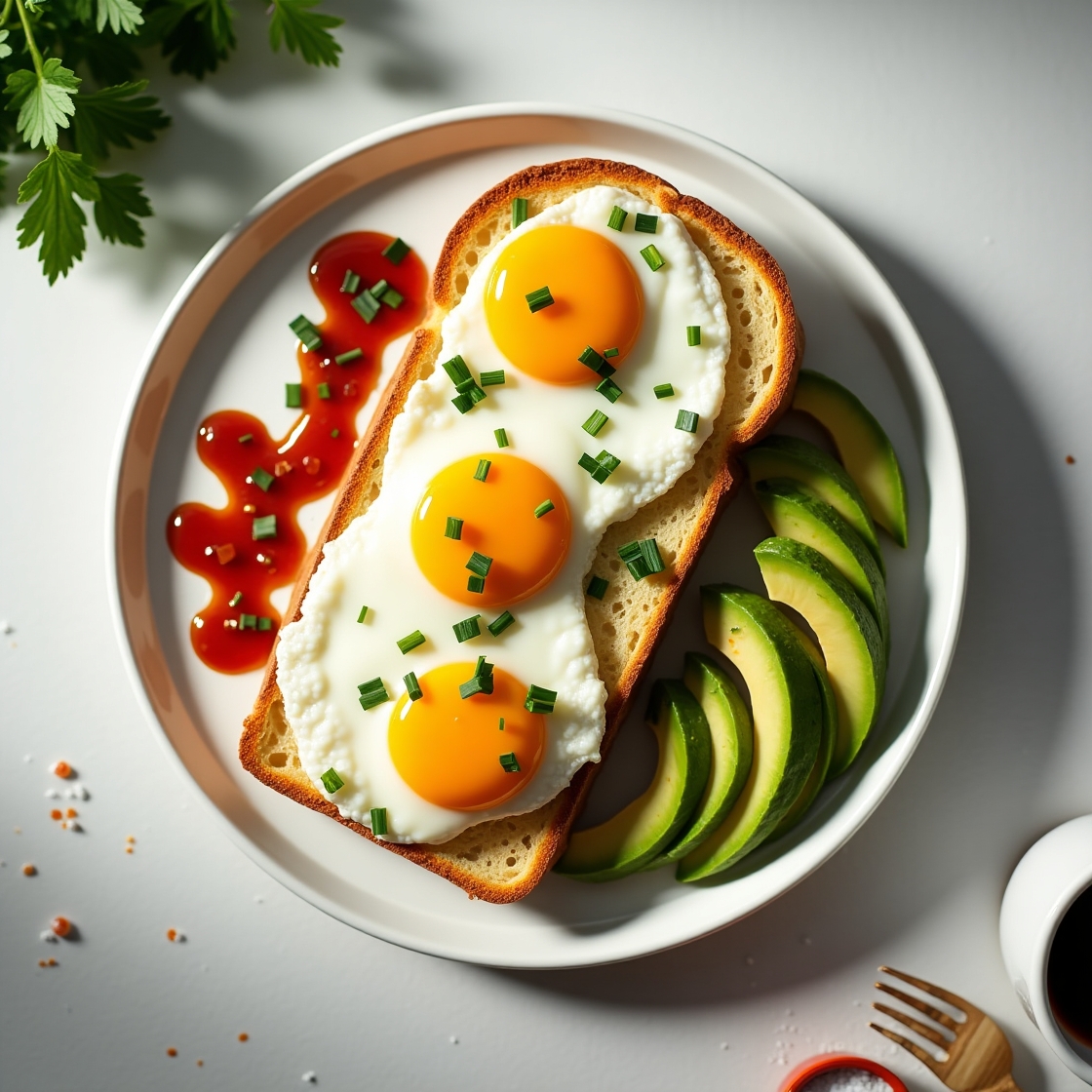 Quick breakfast ideas with eggs and toast