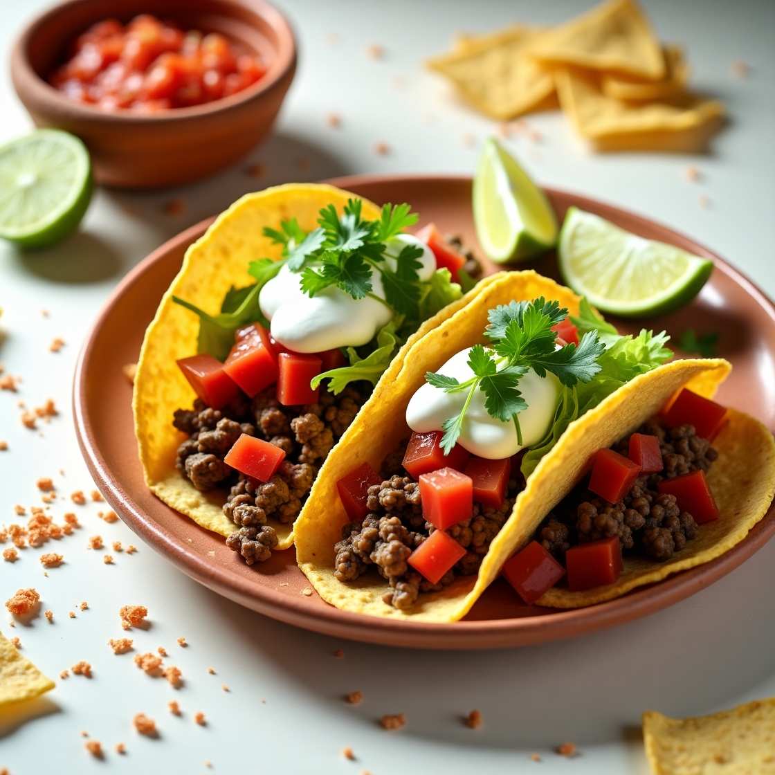 Healthy Ground Beef Tacos Recipe